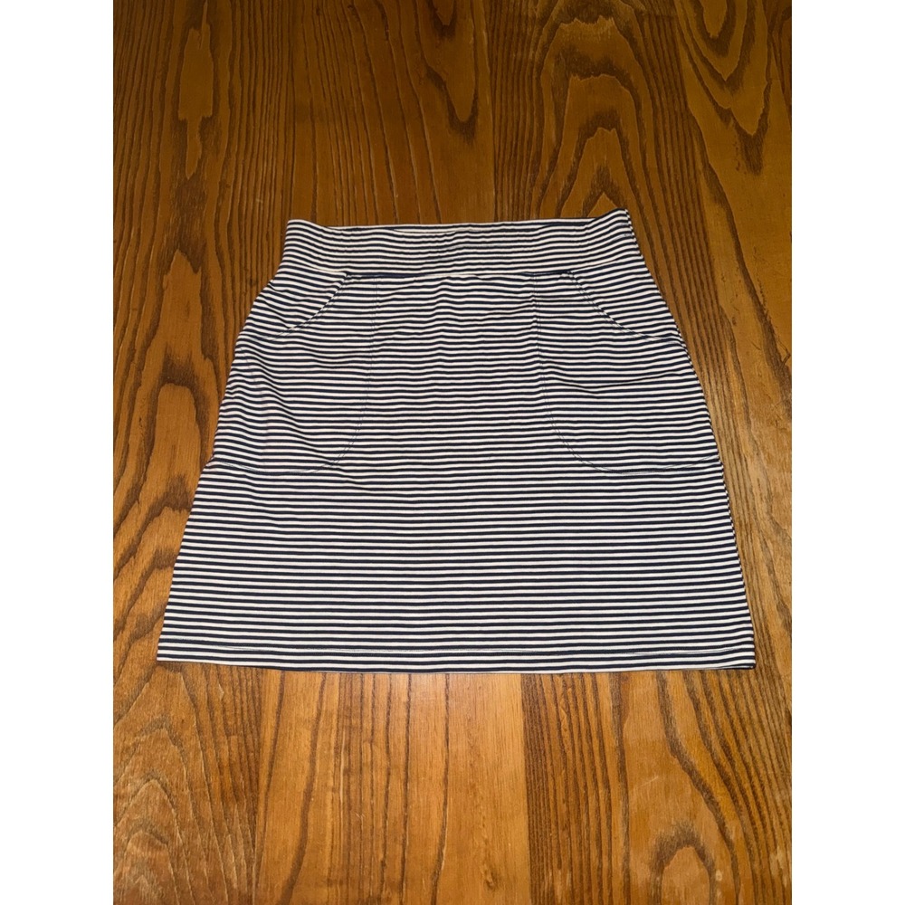 TOAD&CO Women's Samba‎ Luna Skirt XS Navy White Stripe Lightweight Pockets